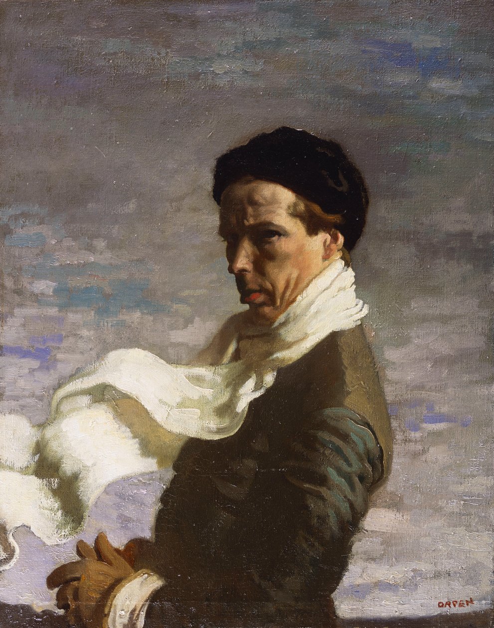 Młody człowiek z Zachodu, Autoportret, 1909 autorstwa William Orpen