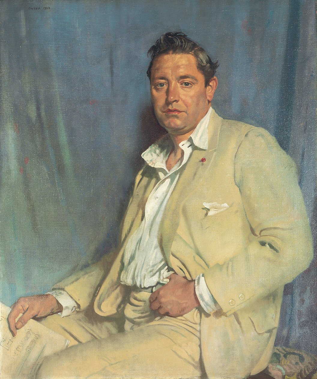 Hrabia John McCormack autorstwa William Orpen