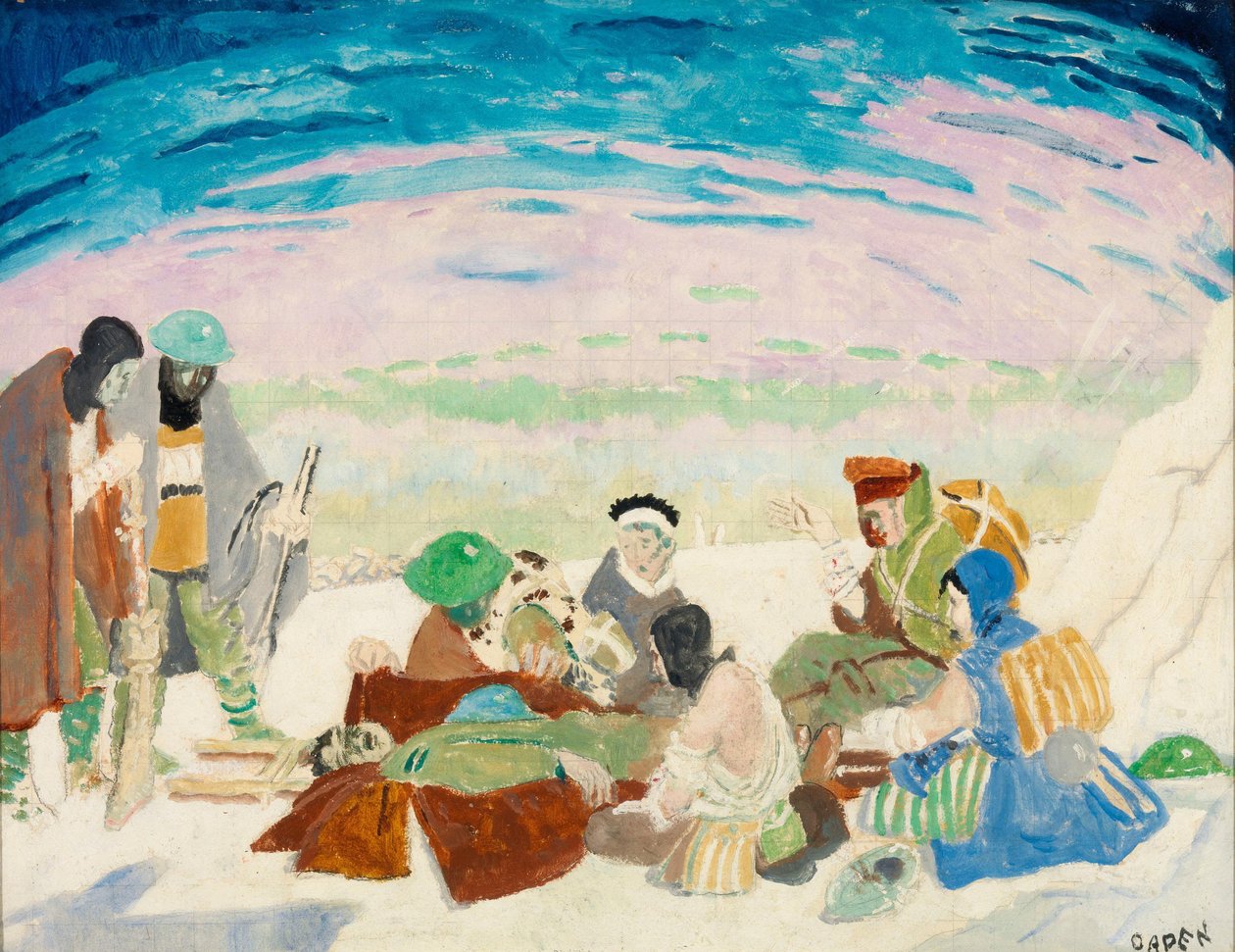 Śmierć na śniegu autorstwa William Orpen