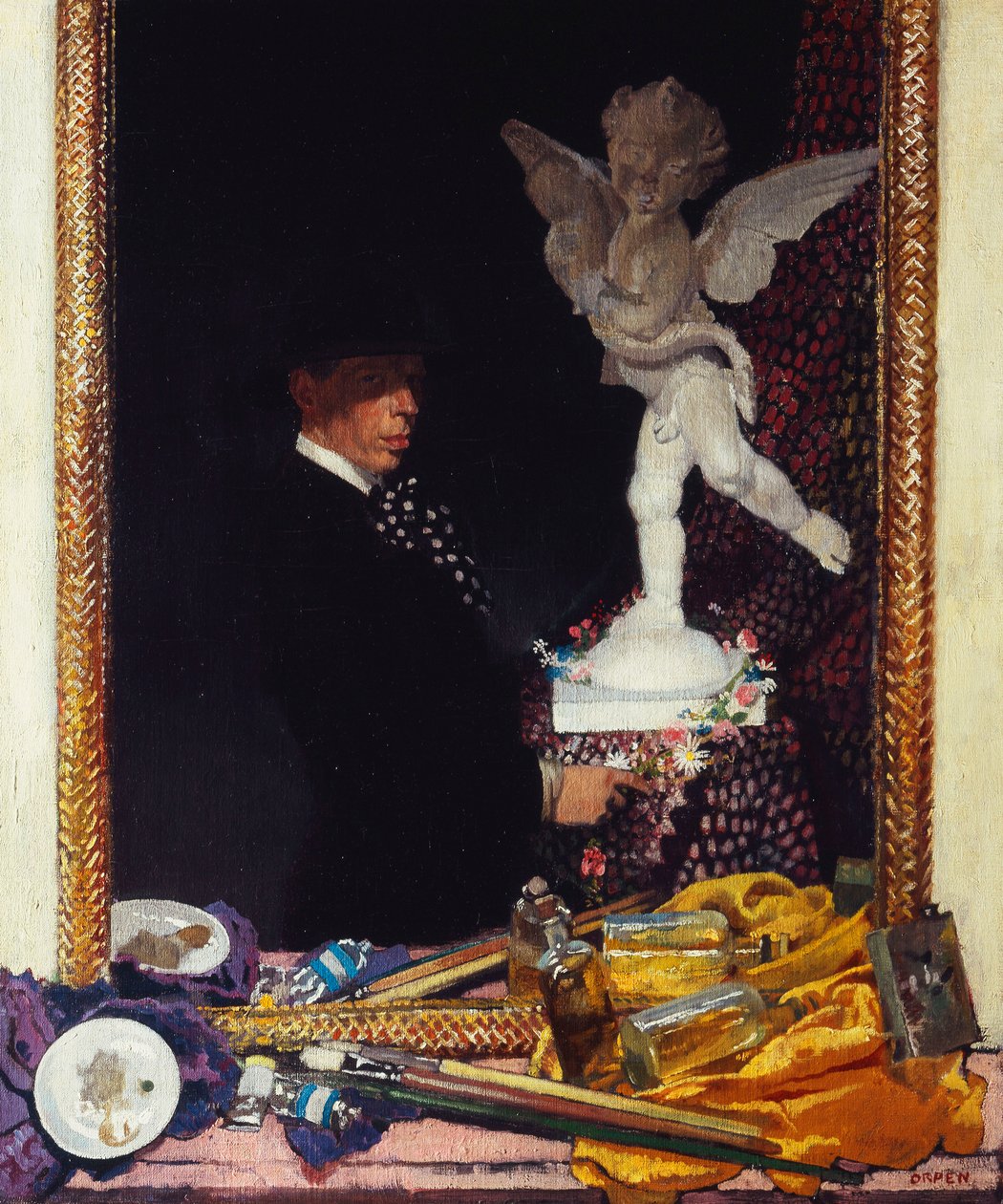 Ja i Kupidyn, 1910 autorstwa William Orpen