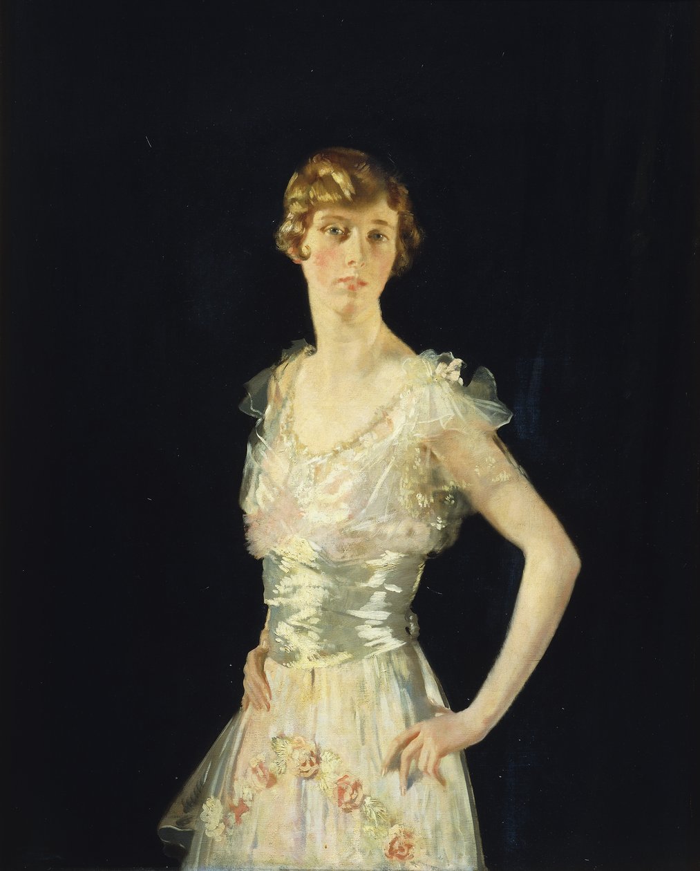 Portret Gardenii, długość 3/4, 1915 autorstwa William Orpen