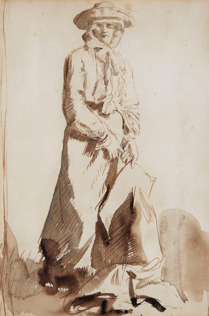Portret Grace, żony artysty, autorstwa William Orpen