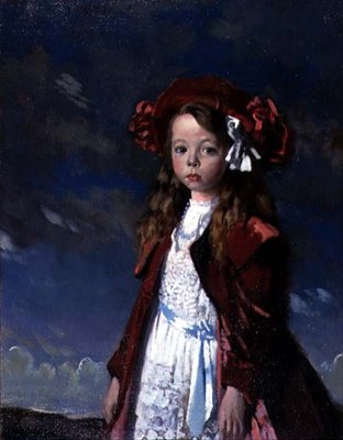 Portret panny Harmsworth, ex.1933 autorstwa William Orpen