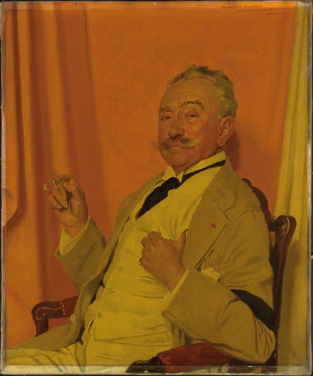 Portret Rolanda Knoedlera, 1922 autorstwa William Orpen