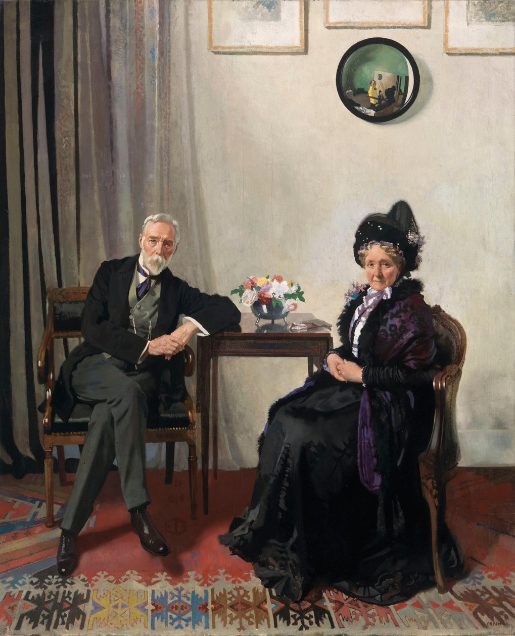 Portret rodziców artysty autorstwa William Orpen