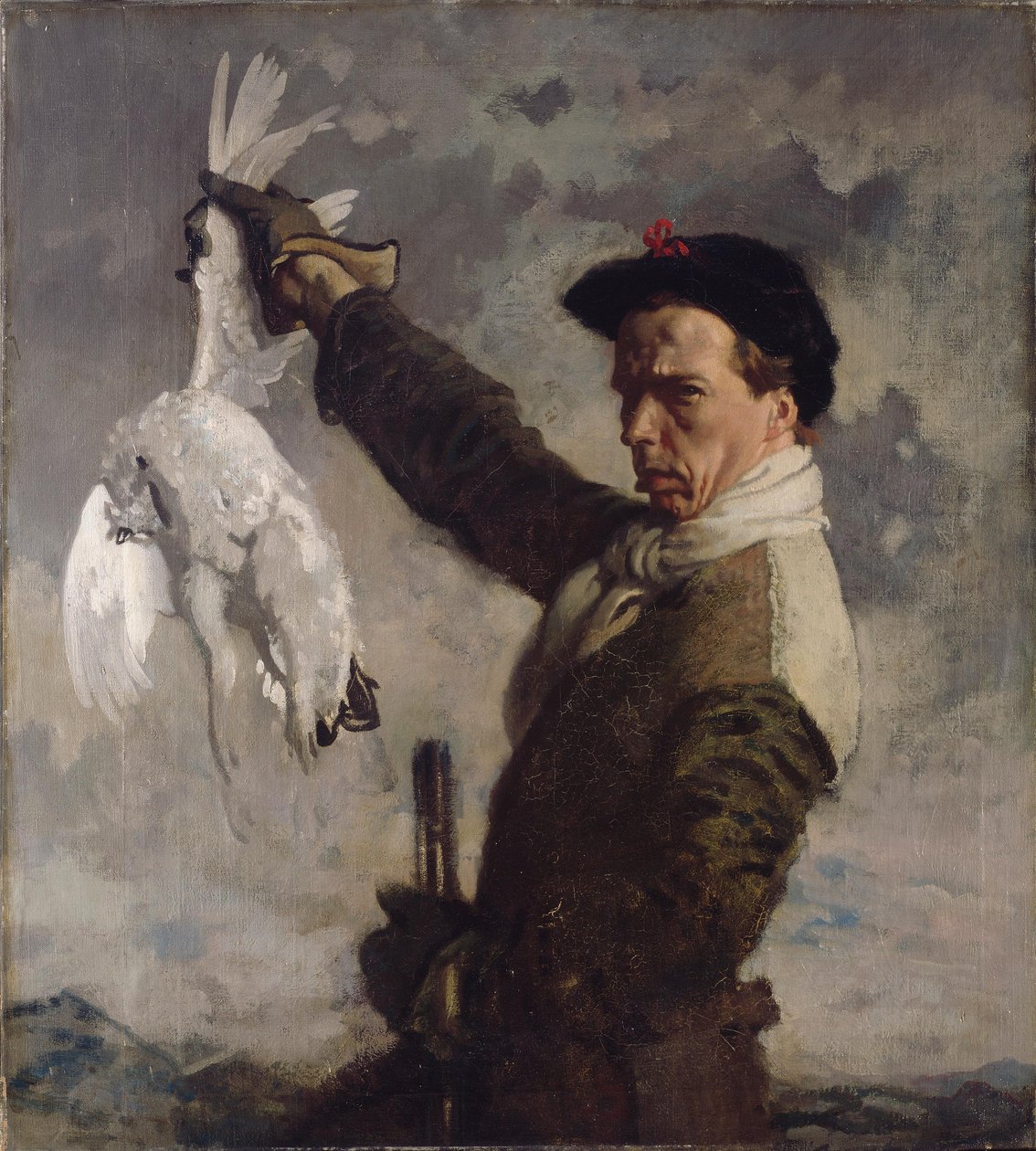 Martwa pardwa (autoportret) autorstwa William Orpen