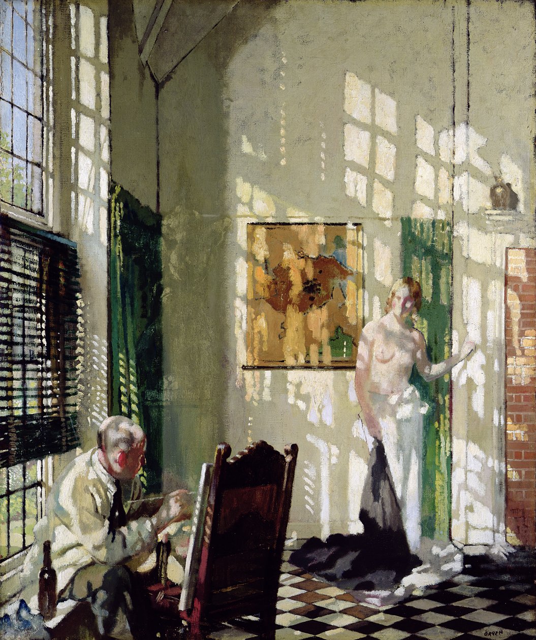 Pracownia (olej na płótnie) autorstwa William Orpen