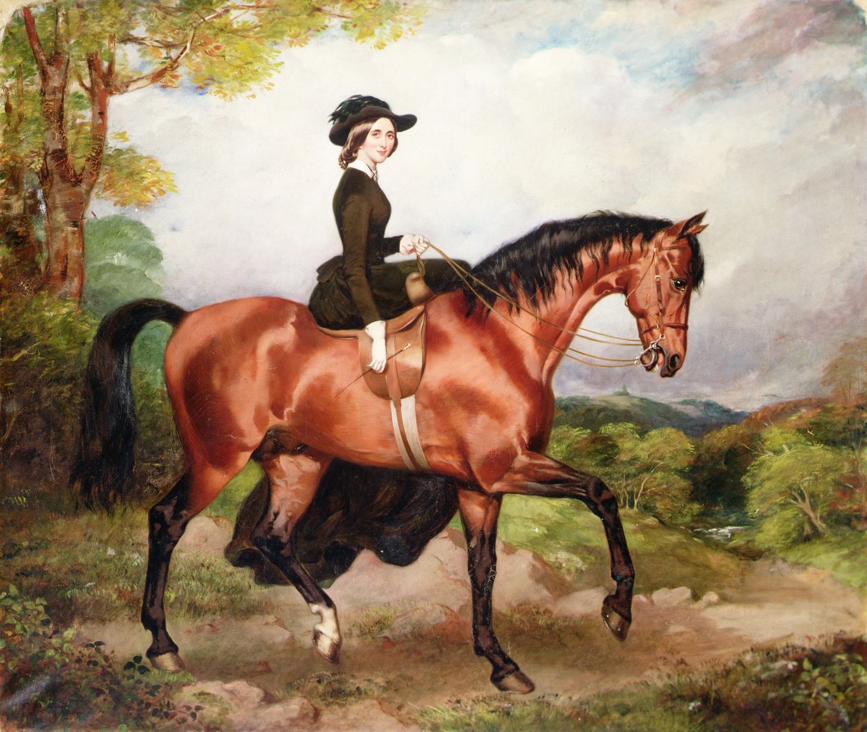 Portret pani Thomas Conolly z Castletown Co. Kildare (olej na płótnie) autorstwa William Osbourne