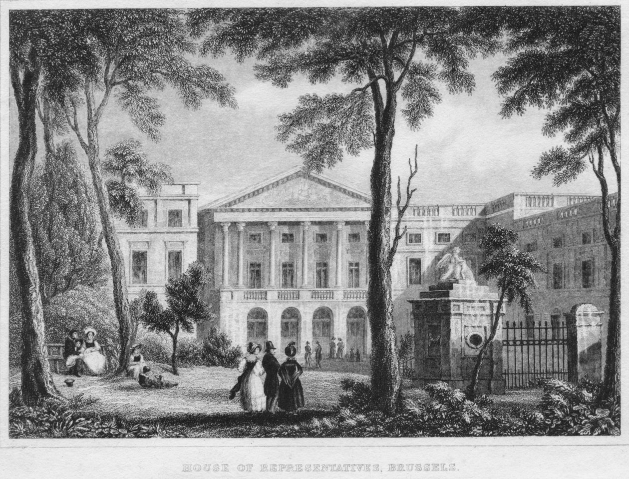 Izba Reprezentantów, Bruksela, 1850 autorstwa William Owen