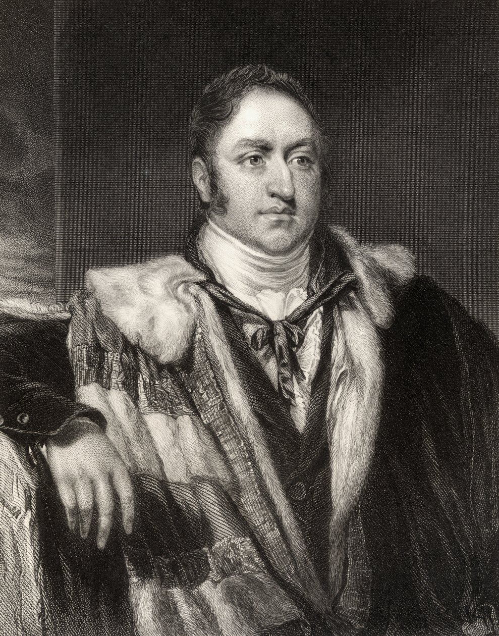 James Walter Grimston, 1. hrabia Verulam, rycina H. Robinson, z „Narodowej Galerii Portretów, tom II”, wydana ok. 1835 autorstwa William Owen