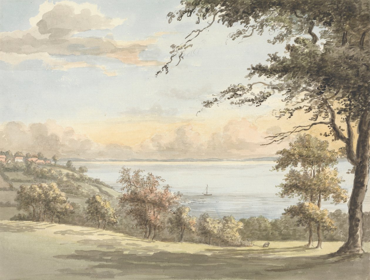 Priory Sands, wyspa Wight autorstwa William P. Sherlock