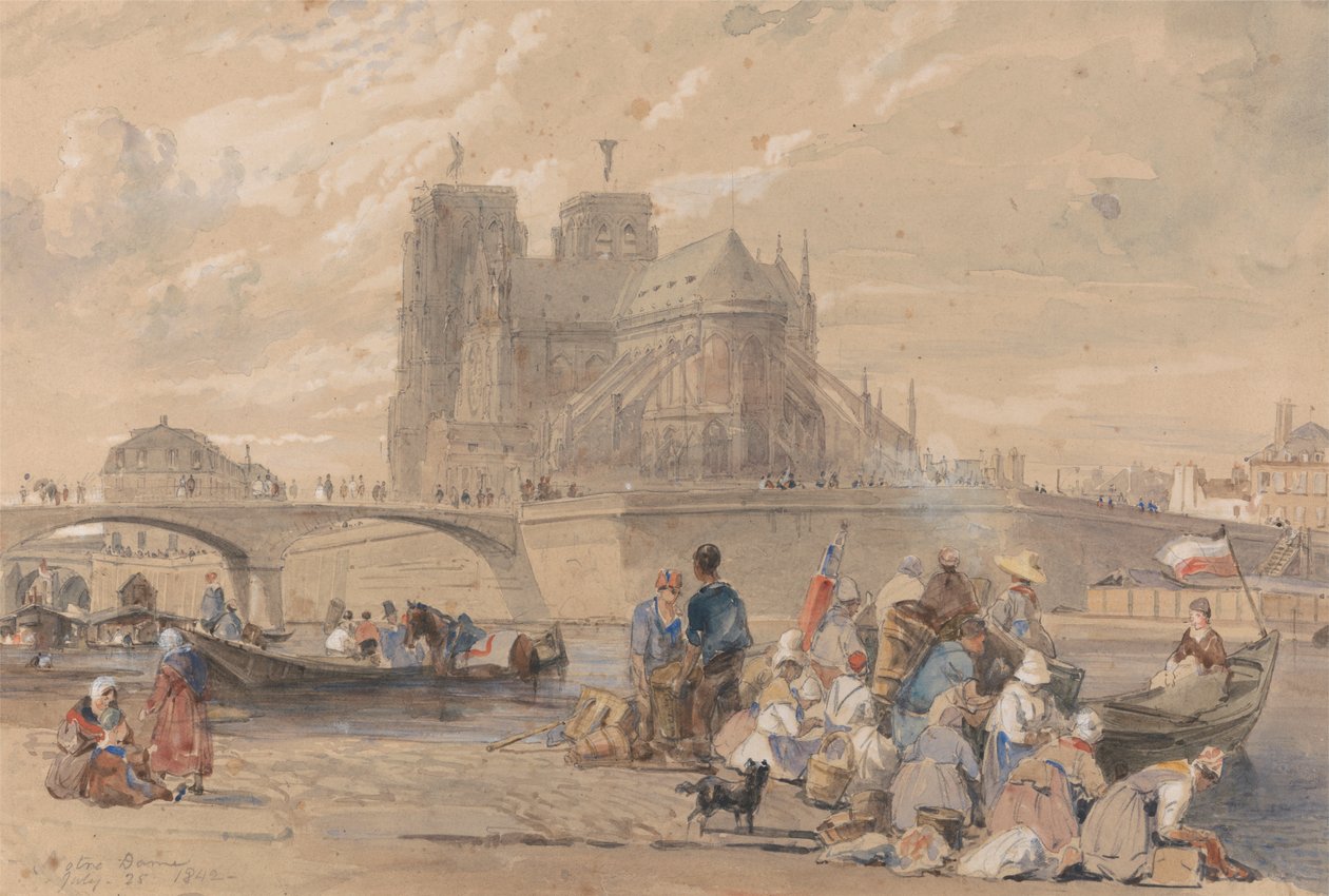 Notre-Dame, Paryż autorstwa William Parrott