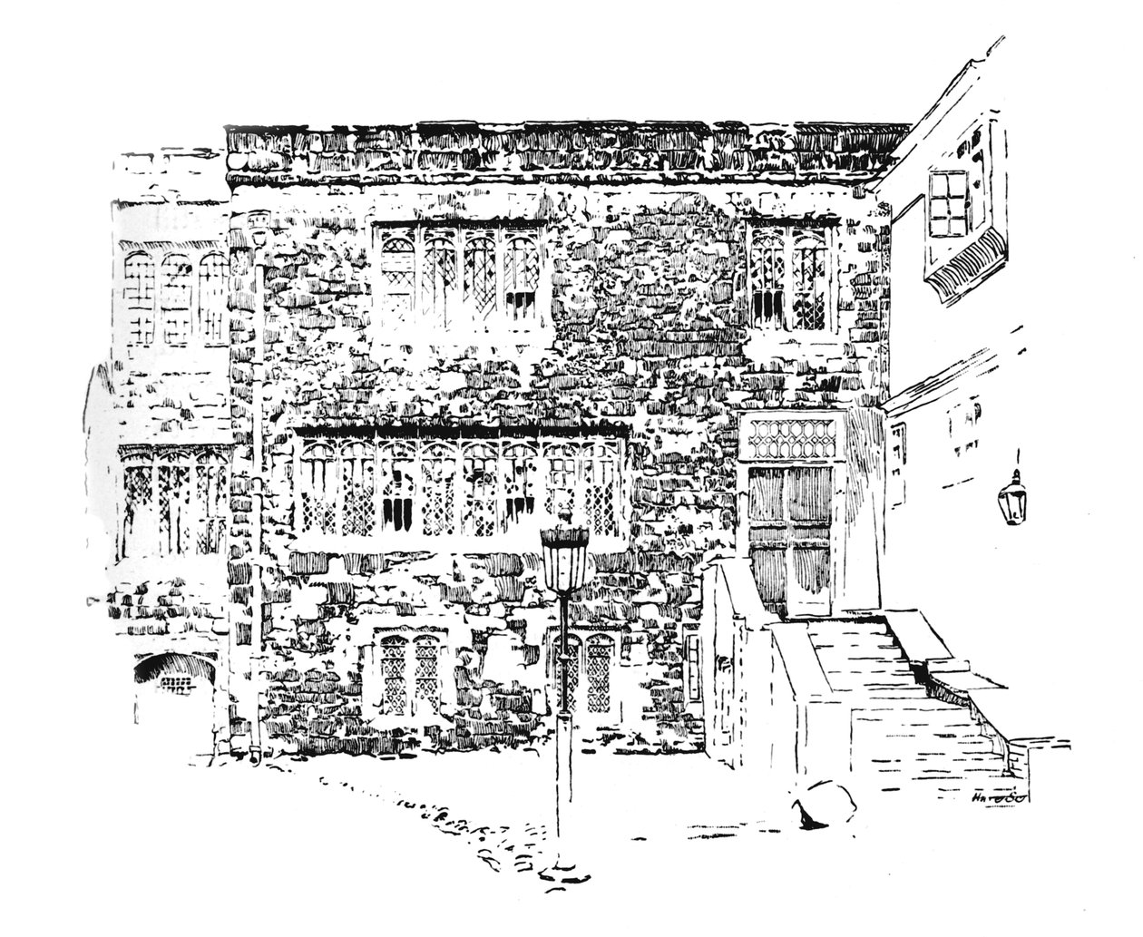 Komora Jerozolimska. Rezydencja Opatów, Westminster, ok. 1897 r. autorstwa William Patten