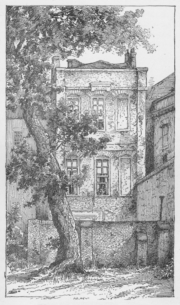 Dom Miltonów w Petty France, ok. 1897 r. autorstwa William Patten
