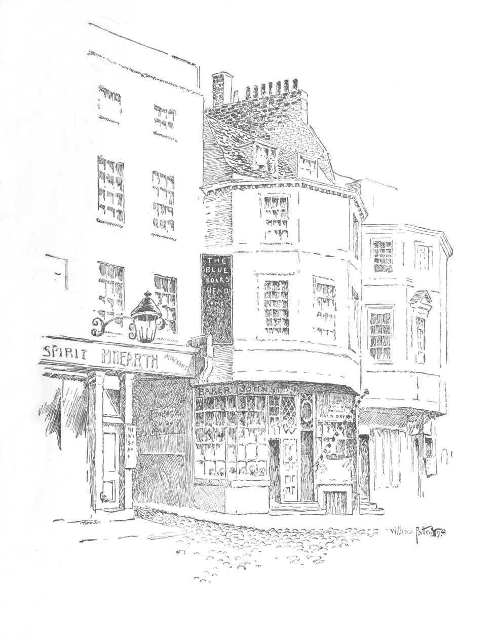 The Boars Head Inn, King Street, c1897 autorstwa William Patten