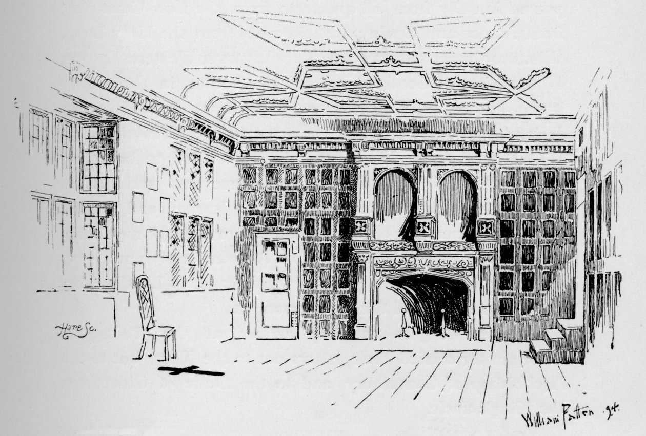 Komnata Gwiazd. Rozebrany w 1834, c1897 autorstwa William Patten