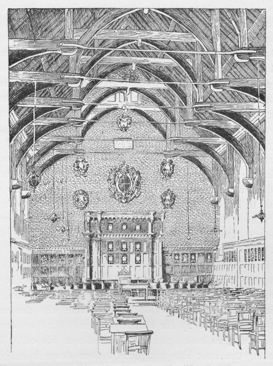 Szkoła Westminsterska, dawniej Dormitorium Opatów, ok. 1897 r. autorstwa William Patten