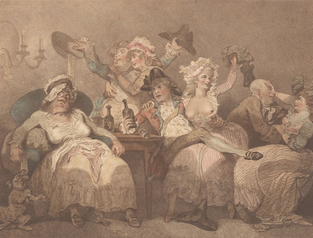 Szkic z natury, 24 stycznia 1784. autorstwa William Paulet Carey