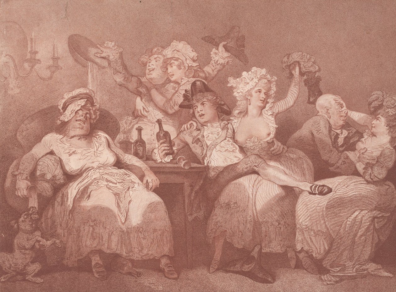 Szkic z natury, 24 stycznia 1784. autorstwa William Paulet Carey