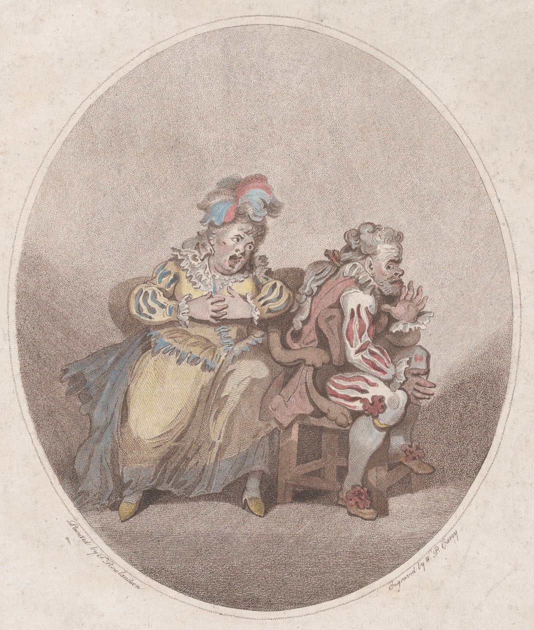 Duenna i Mały Izaak, 1 kwietnia 1784. autorstwa William Paulet Carey