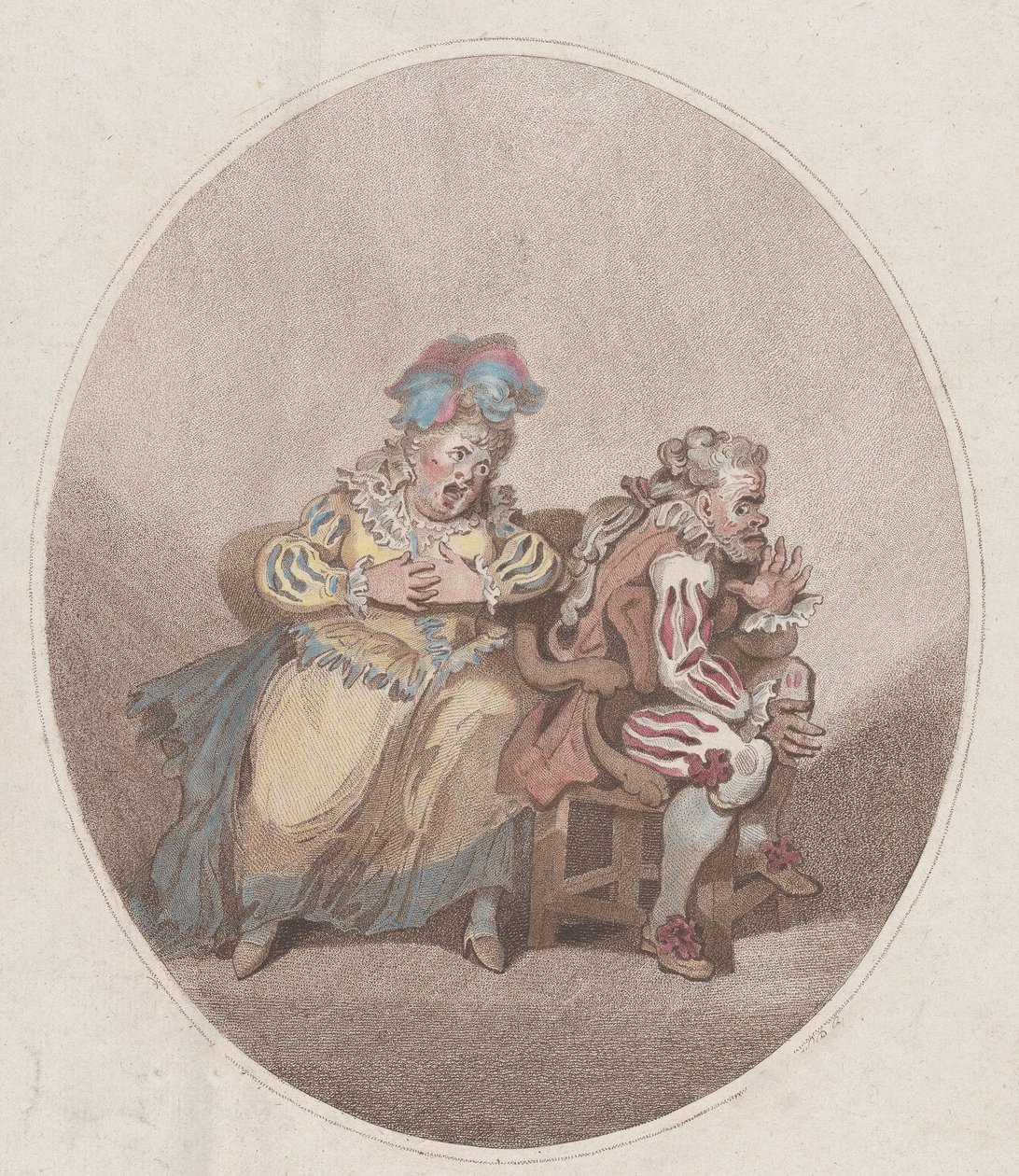 Duenna i Mały Izaak, 1 kwietnia 1784. autorstwa William Paulet Carey