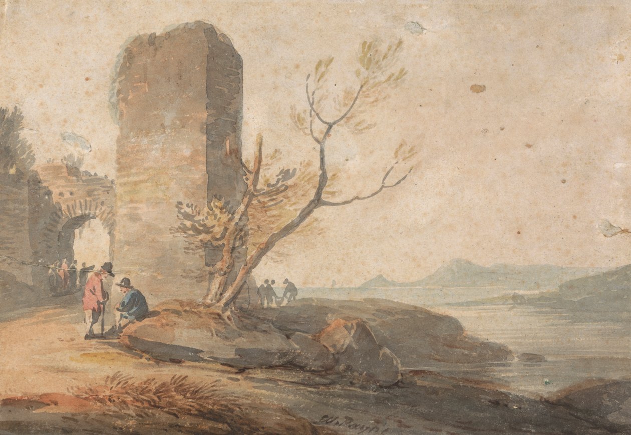 Figuras de um arquipolonês arruinado autorstwa William Payne