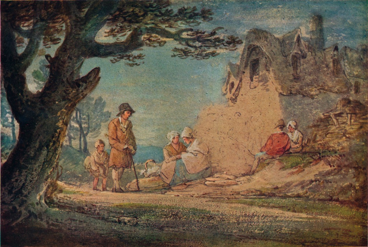 Scena wiejska, 1922 autorstwa William Payne