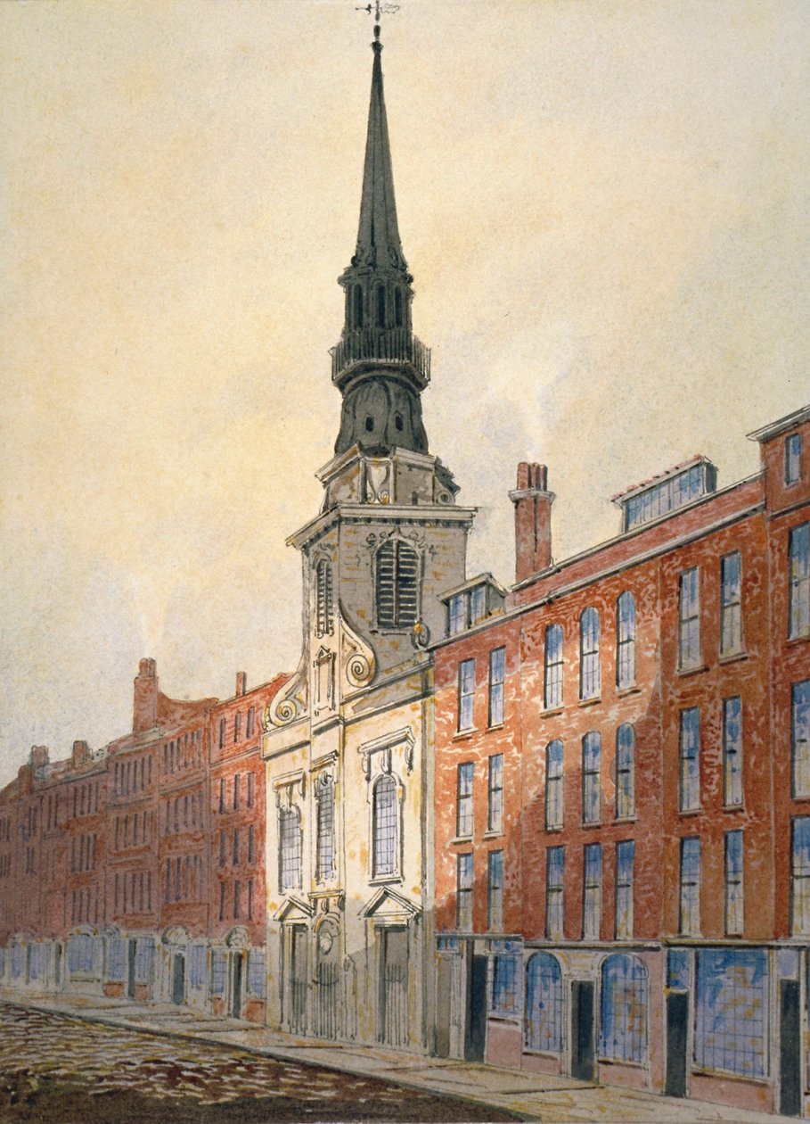 Kościół św. Marcina w Ludgate i Ludgate Hill, City of London, 1815 autorstwa William Pearson