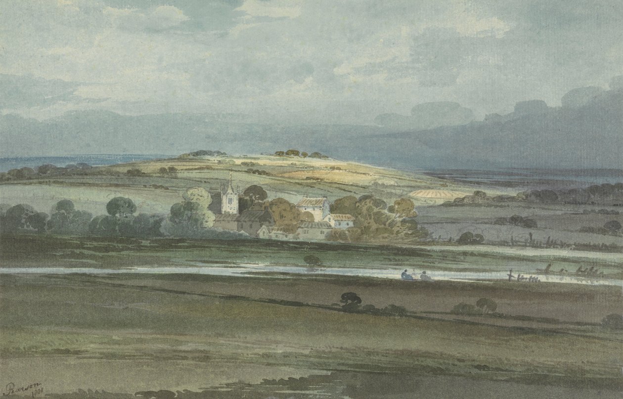 Z Boxley Hill niedaleko Maidstone autorstwa William Pearson