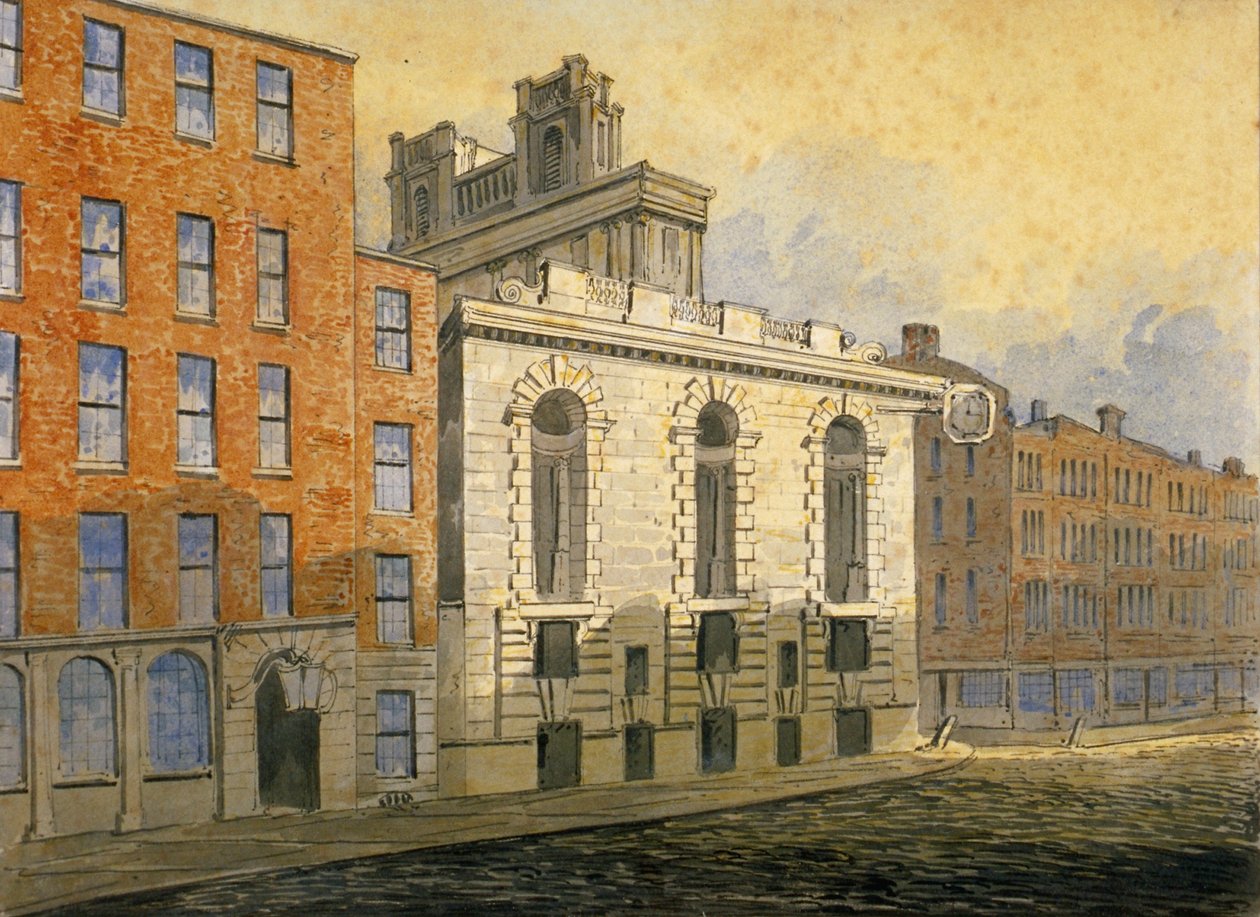 Lombard Street, City of London, 1815 autorstwa William Pearson