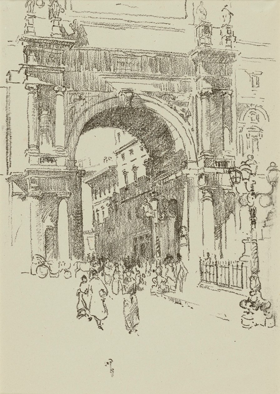 Plac Vitorio Emanuel autorstwa William Penhallow Henderson
