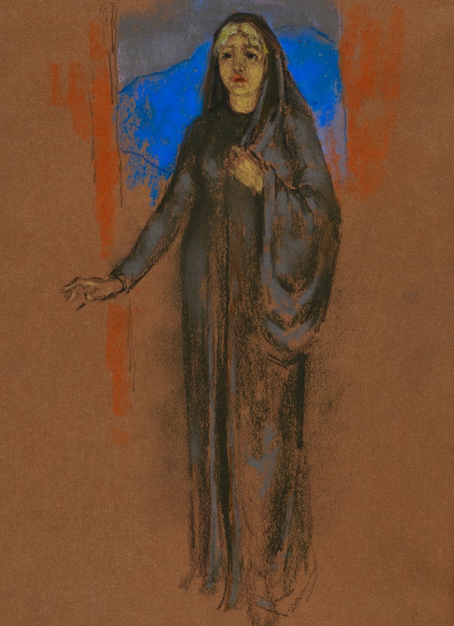Sara Algood jako Cathleen Ni Houlihan, Chicago, 1915 r. autorstwa William Penhallow Henderson