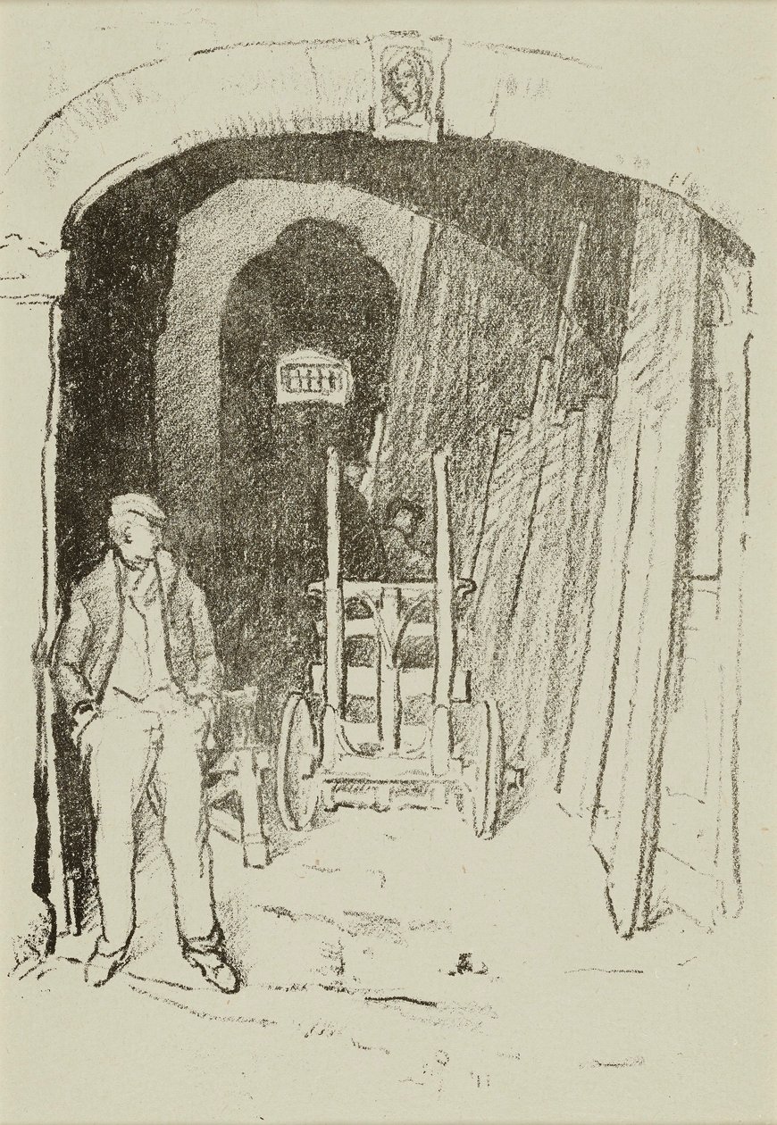 The Wood Sawyer autorstwa William Penhallow Henderson
