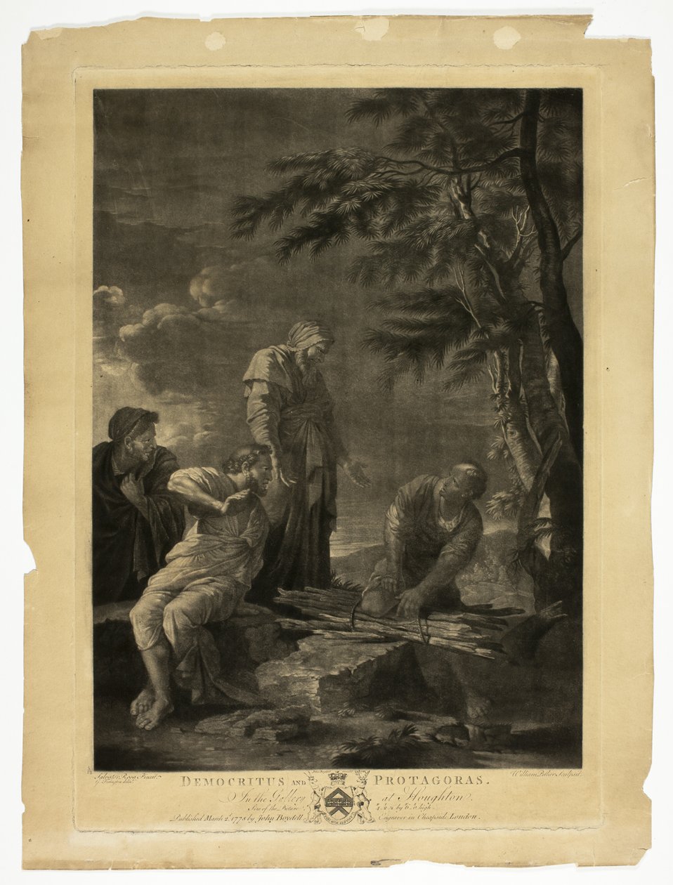 Demokryt i Protagoras autorstwa William Pether