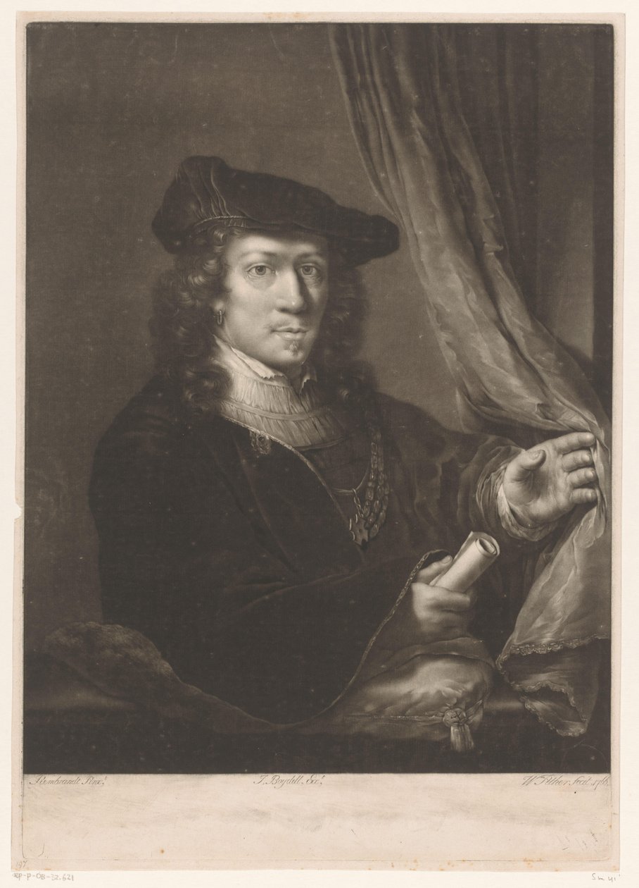Portret nieznanego mężczyzny autorstwa William Pether