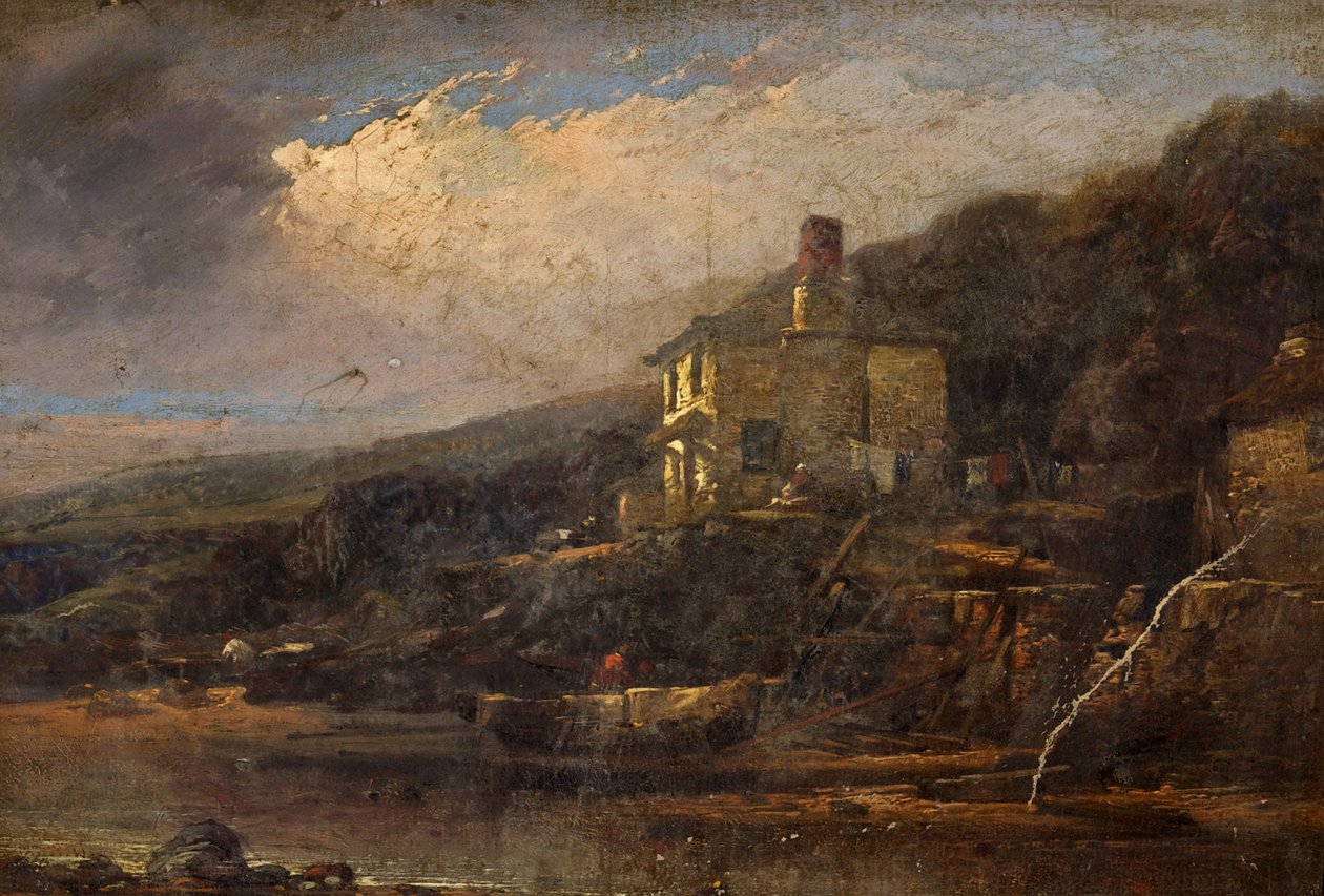 Domek rybacki, Allsands, South Devon autorstwa William Pitt