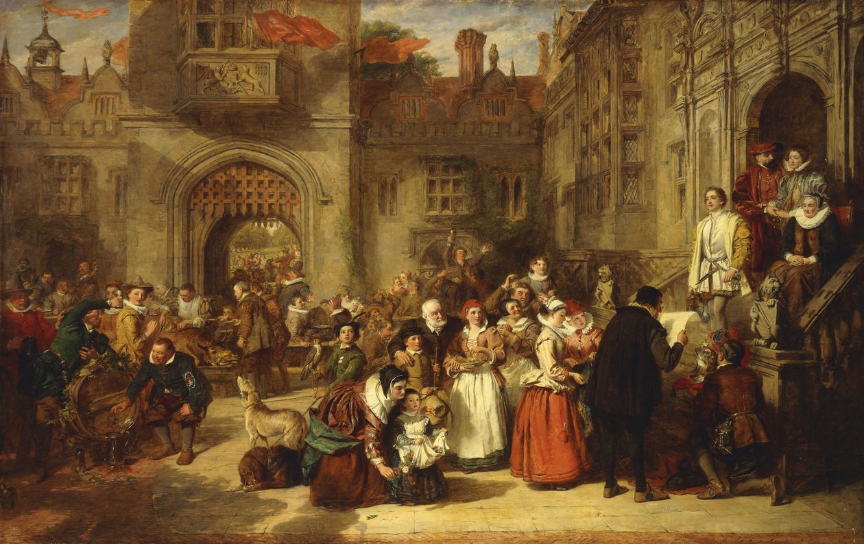 Dorastanie w dawnych czasach, 1849 autorstwa William Powell Frith