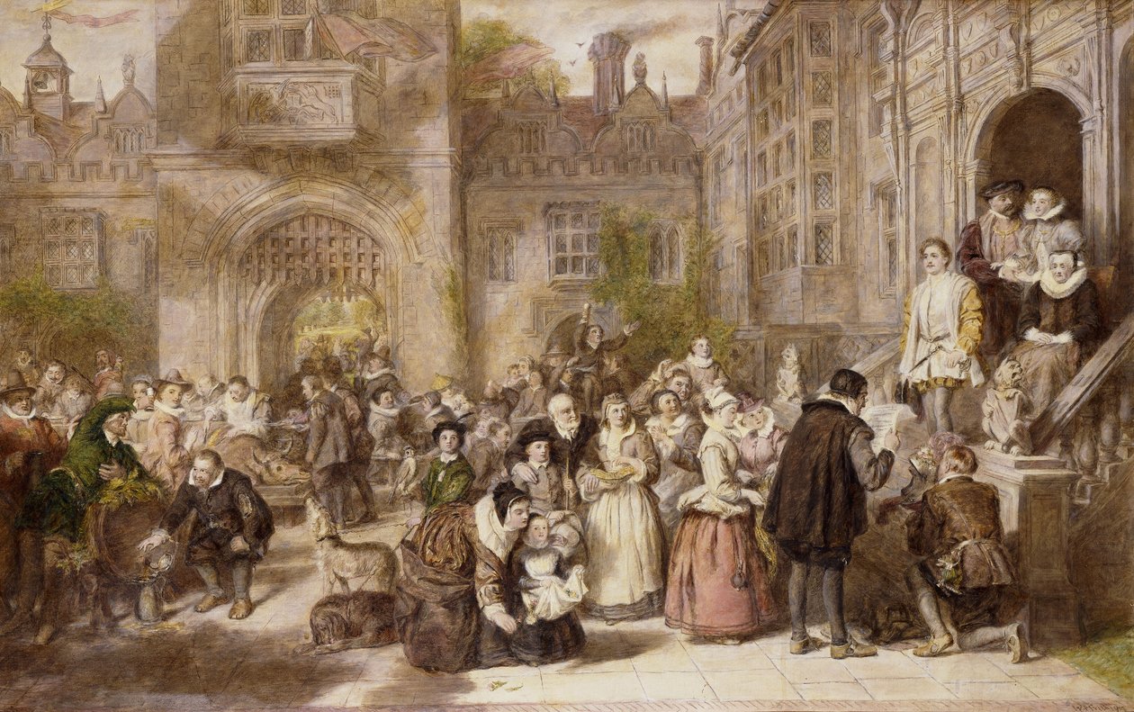 Dorastanie w dawnych czasach, 1907 autorstwa William Powell Frith