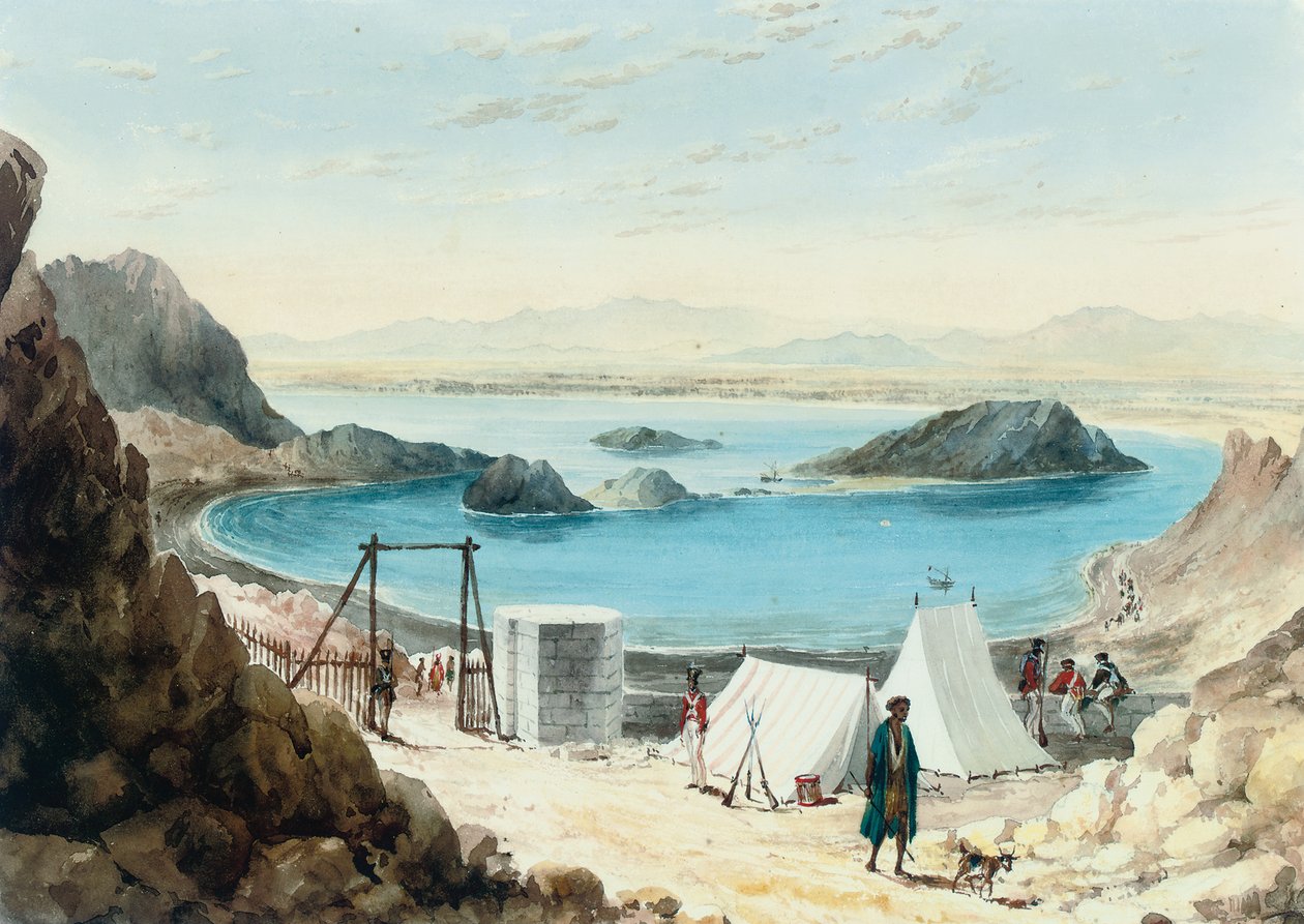 Port Aden autorstwa William Prinsep