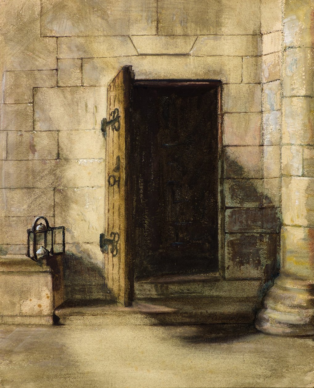 Wejście na schody, Stara Wieża autorstwa William Proudfoot