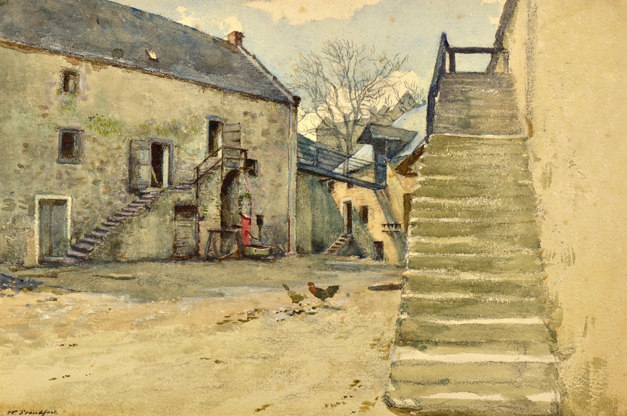 Stare stodoły słodowe, Craigie, Perth autorstwa William Proudfoot