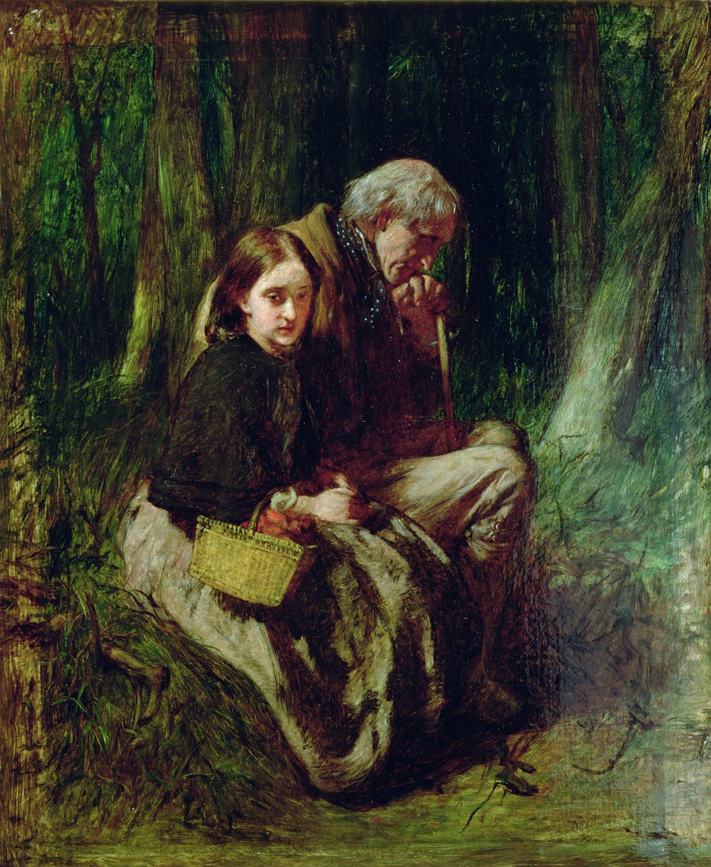 Mała Nell i jej dziadek w lesie autorstwa William Quiller Orchardson