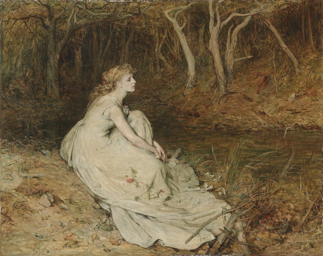 Ofelia, ok. 1874 (olej na płótnie) autorstwa William Quiller Orchardson