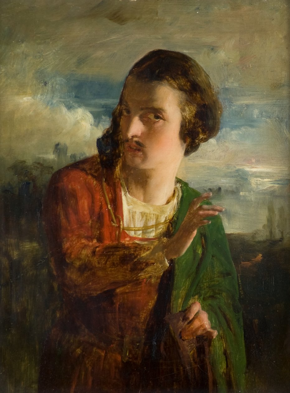 Autoportret, ok. 1853 (olej na panelu) autorstwa William Quiller Orchardson