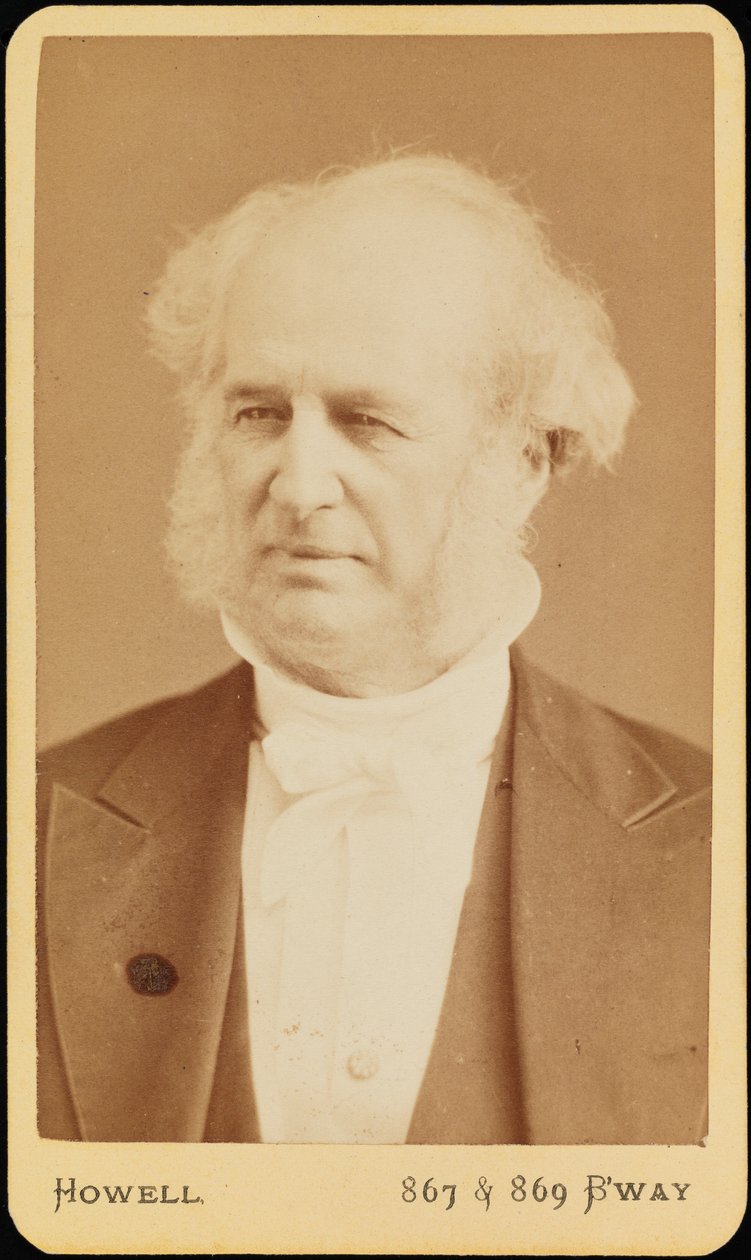 Cornelius Vanderbilt, ok. 1870-77 (odbitka albuminowa) autorstwa William R. Howell
