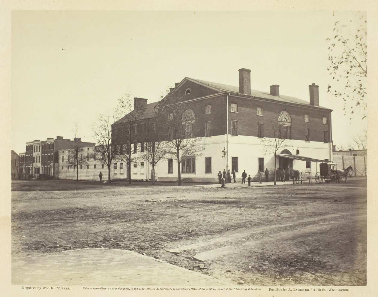 Stare więzienie Kapitol, Waszyngton, 186165. autorstwa William R. Pywell