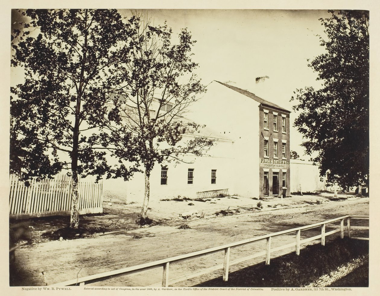 Slave Pen, Aleksandria, Wirginia, sierpień 1862. autorstwa William R. Pywell