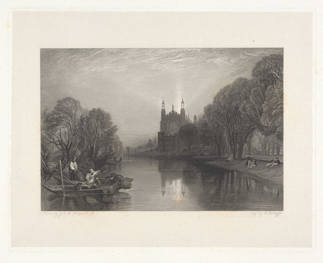 Eton College, Berkshire autorstwa William Radclyffe