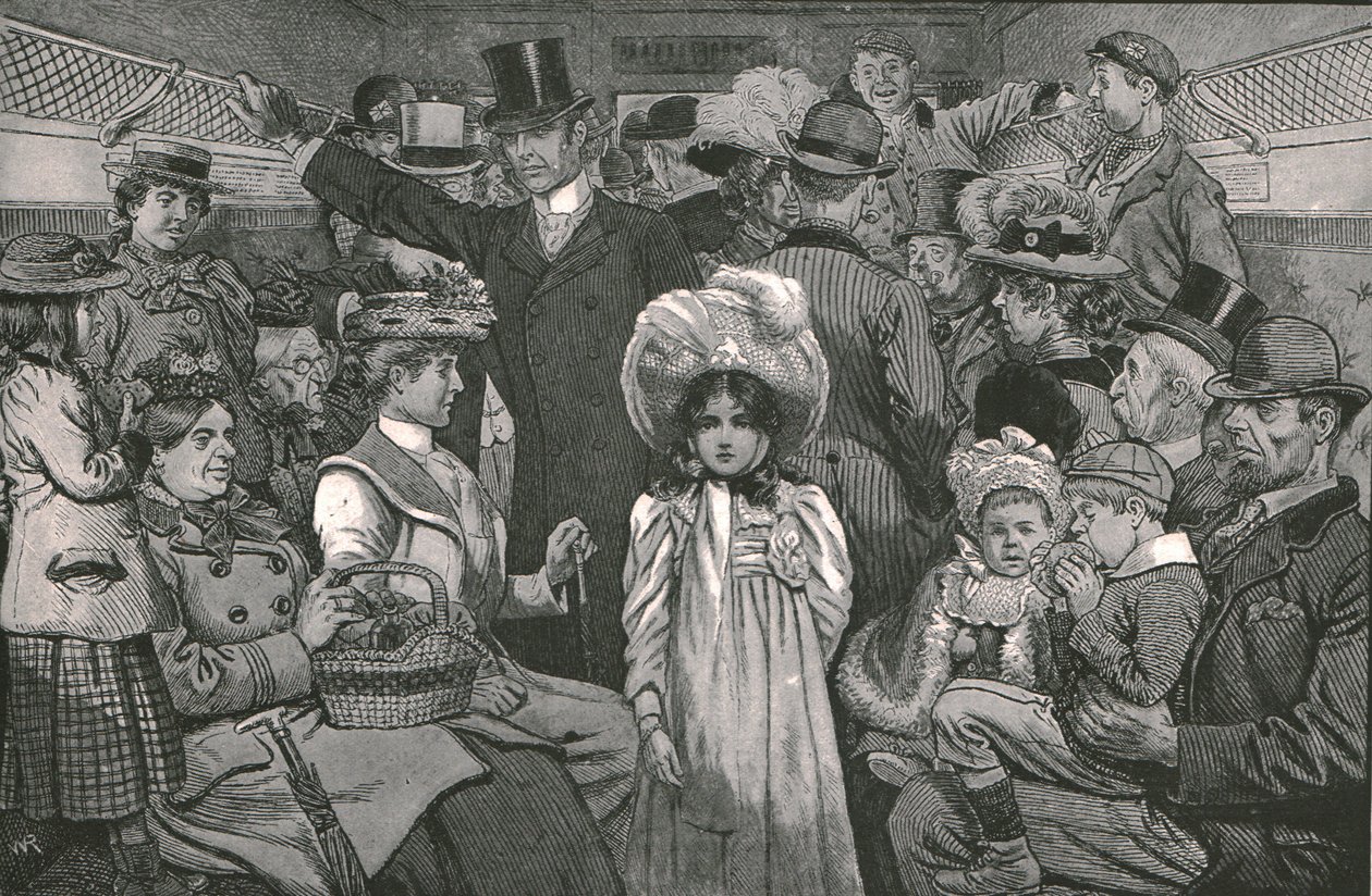 Przybycie na procesję koronacyjną, 1902. autorstwa William Ralston