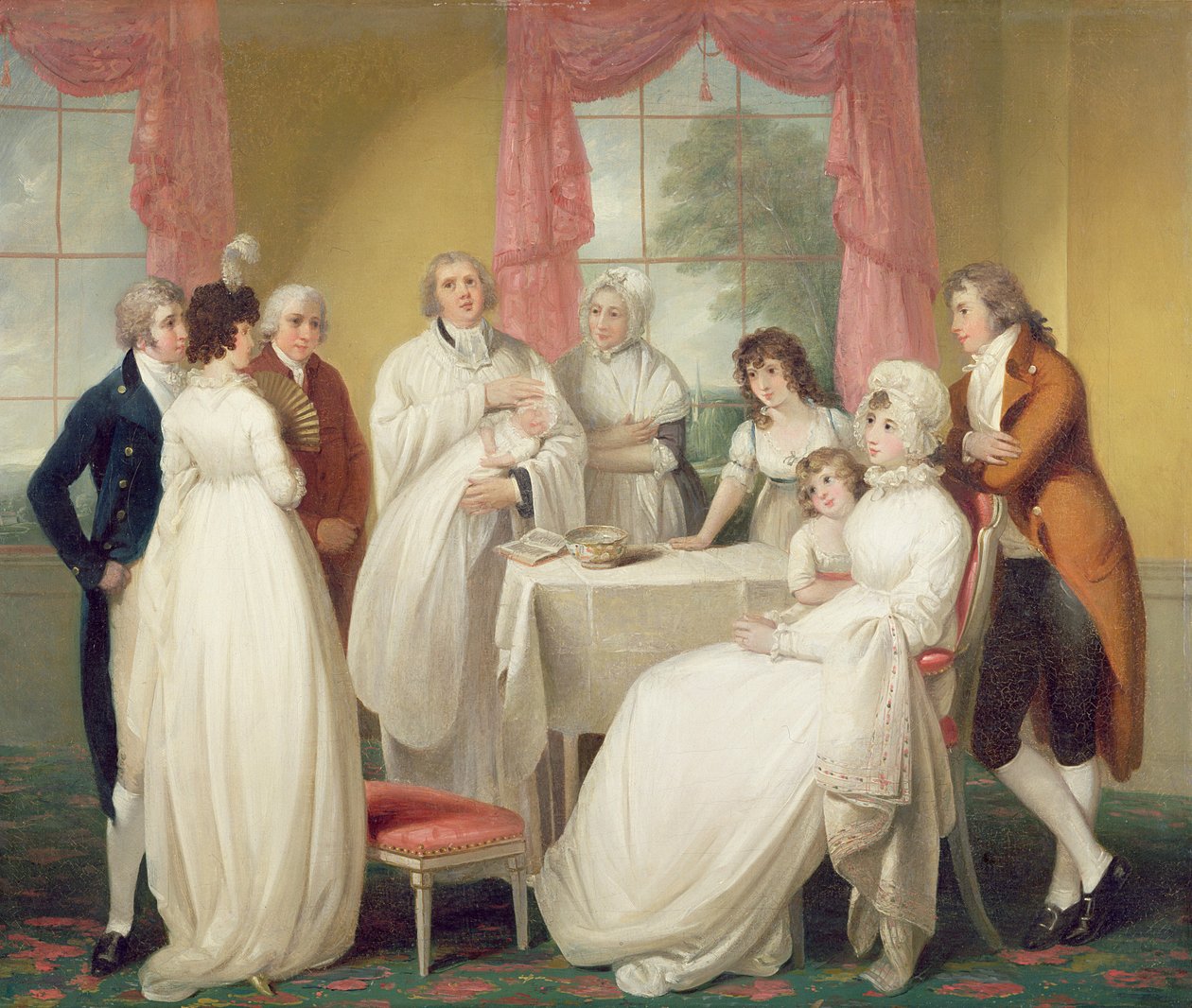 Chrzest następcy tronu, ok. 1799 (olej na płótnie) zob. też 152732 autorstwa William Redmore Bigg